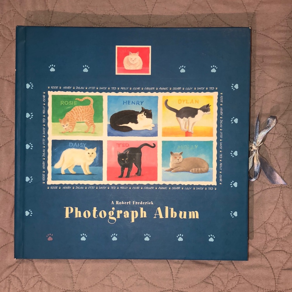 Cat photo album book